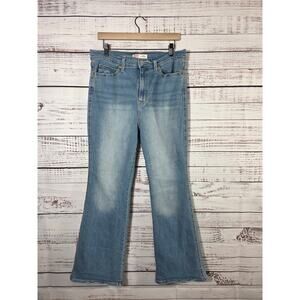 Signature Levi Strauss Heritage High-Rise Flare Jean Women's 14 W32 Strech